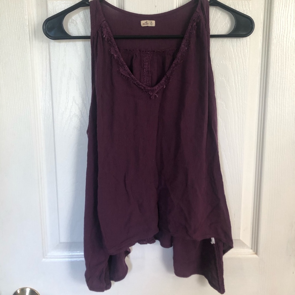 Hollister Plum Tank Top XS